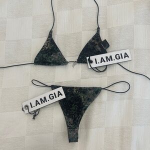 I.AM.GIA Bambi Bikini Set Green: Animal Instinct